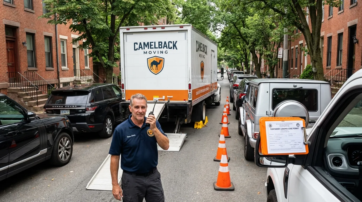City street loading permit setup in Scarborough, ME